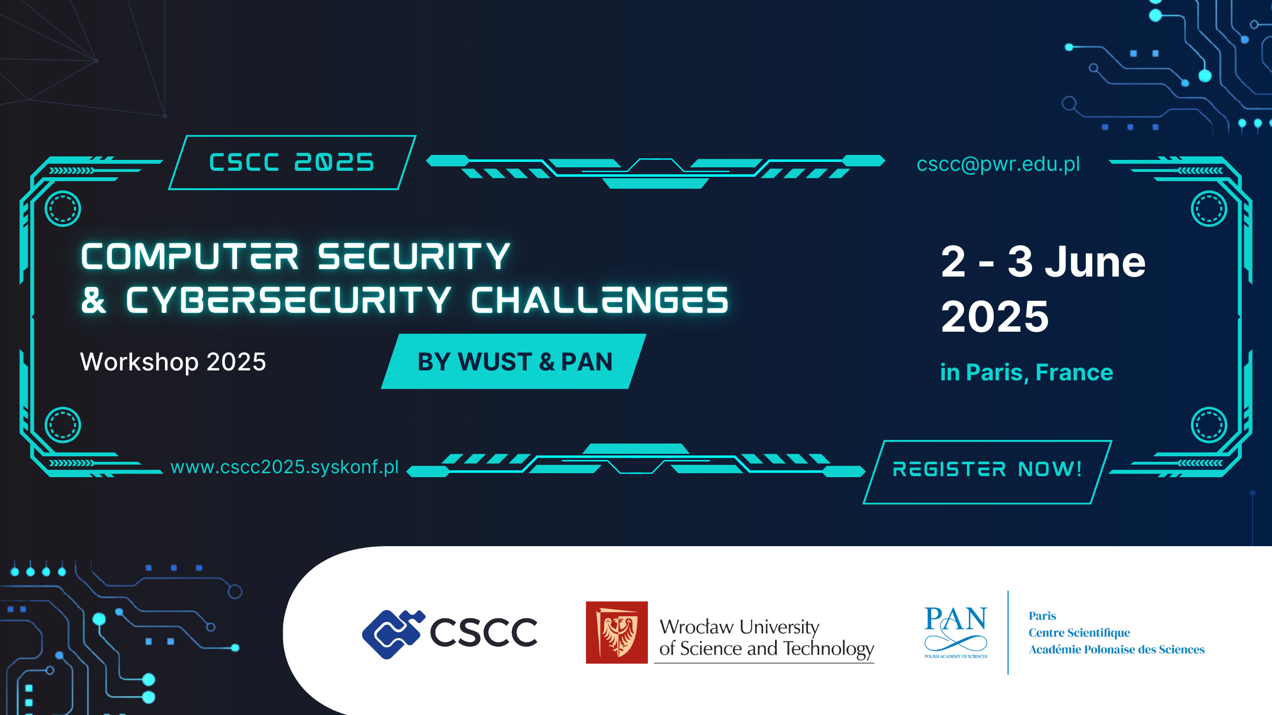 20250410-not.pl Computer Security & Cybersecurity Challenges International Workshop