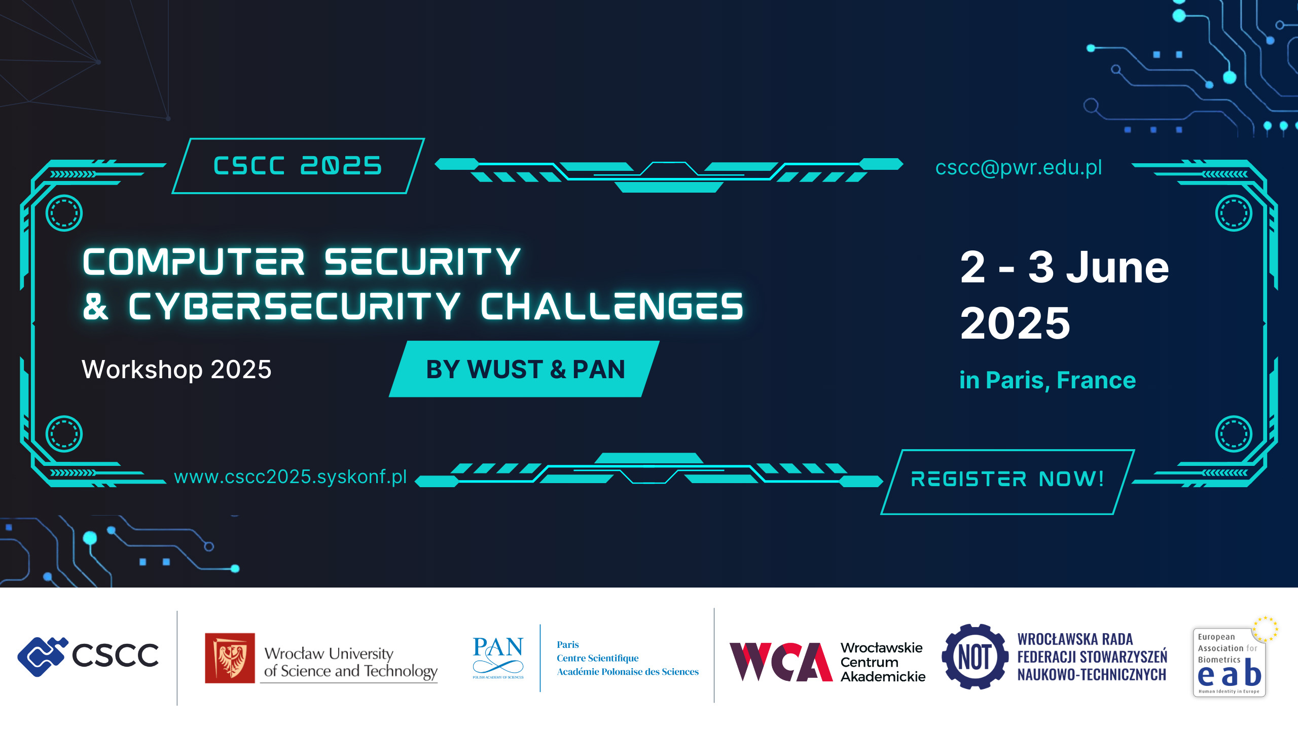 20250411-not.pl Computer Security & Cybersecurity Challenges International Workshop